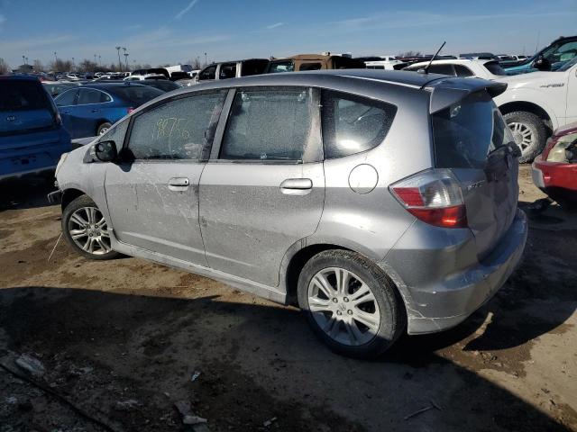 JHMGE8H40AC004876 - 2010 HONDA FIT SPORT SILVER photo 2