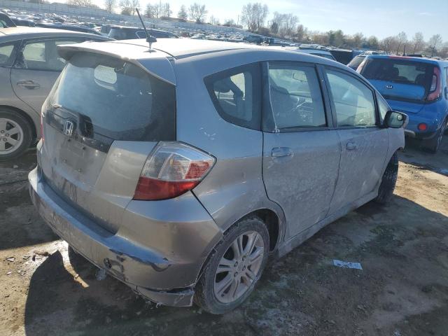 JHMGE8H40AC004876 - 2010 HONDA FIT SPORT SILVER photo 3