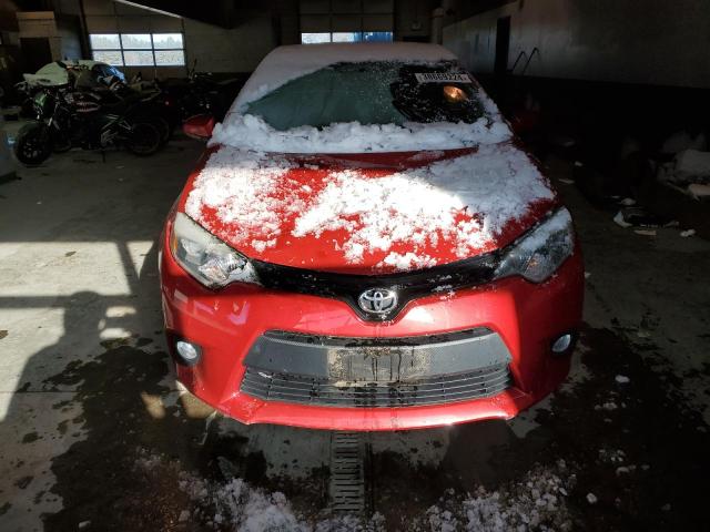 2T1BURHE3EC116436 - 2014 TOYOTA COROLLA L RED photo 5