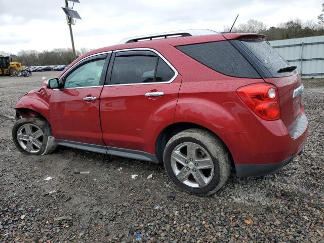 2GNALDEK8F6278195 - 2015 CHEVROLET EQUINOX LTZ RED photo 2