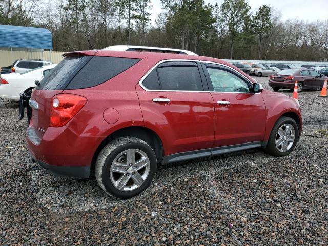 2GNALDEK8F6278195 - 2015 CHEVROLET EQUINOX LTZ RED photo 3