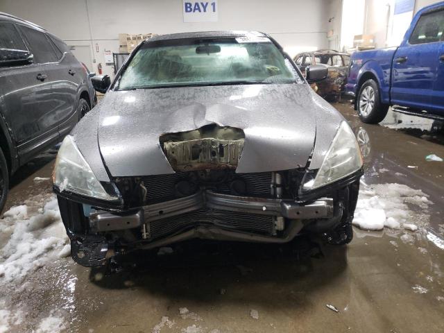 1HGCM66537A008851 - 2007 HONDA ACCORD EX GRAY photo 5