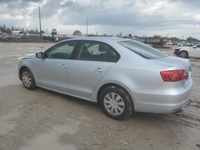 3VW2K7AJ8BM338651 - 2011 VOLKSWAGEN JETTA BASE SILVER photo 2