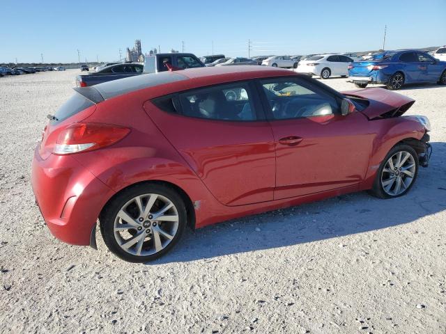 KMHTC6ADXGU284017 - 2016 HYUNDAI VELOSTER RED photo 3