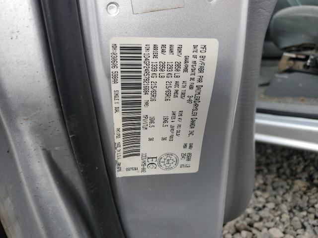 1D4GP24R57B216684 - 2007 DODGE GRAND CARA SE SILVER photo 13