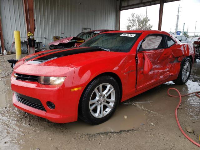 2G1FB1E38F9191526 - 2015 CHEVROLET CAMARO LS RED photo 1