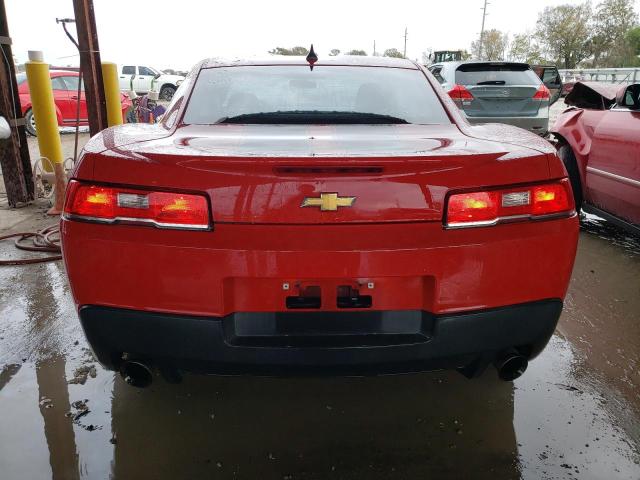 2G1FB1E38F9191526 - 2015 CHEVROLET CAMARO LS RED photo 6