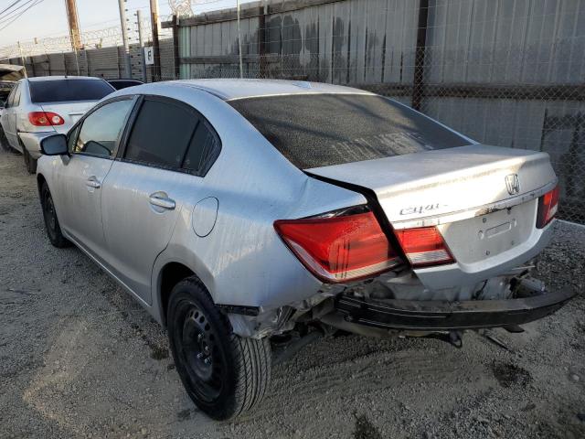 2HGFB2F90FH535048 - 2015 HONDA CIVIC EXL SILVER photo 2