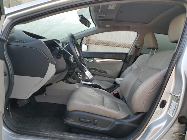 2HGFB2F90FH535048 - 2015 HONDA CIVIC EXL SILVER photo 7