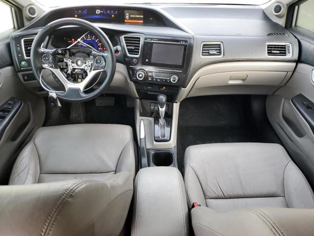 2HGFB2F90FH535048 - 2015 HONDA CIVIC EXL SILVER photo 8