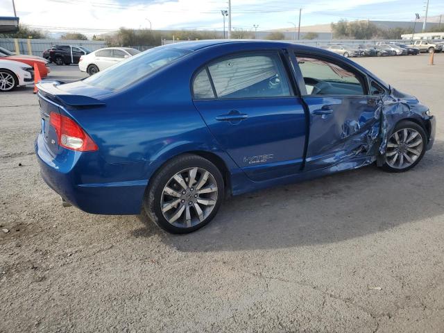 2HGFA55559H702561 - 2009 HONDA CIVIC SI BLUE photo 3