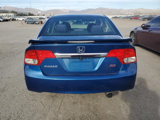 2HGFA55559H702561 - 2009 HONDA CIVIC SI BLUE photo 6