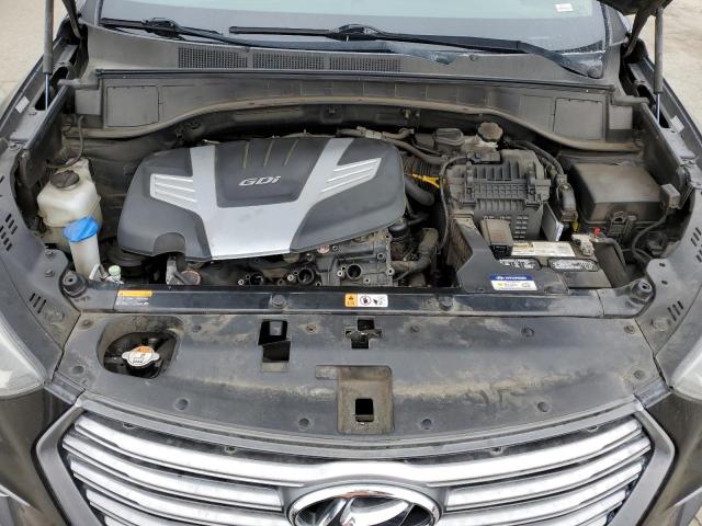 KM8SM4HF9HU201845 - 2017 HYUNDAI SANTA FE SE CHARCOAL photo 12