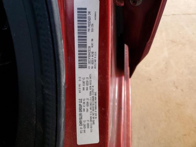 1B3CC4FB2AN232190 - 2010 DODGE AVENGER SXT RED photo 12