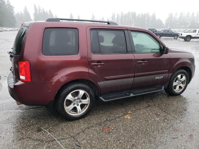 5FNYF4H59DB040982 - 2013 HONDA PILOT EXL MAROON photo 3