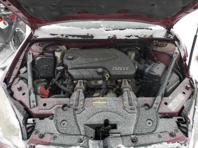 2G1WT58K569418873 - 2006 CHEVROLET IMPALA LT MAROON photo 11