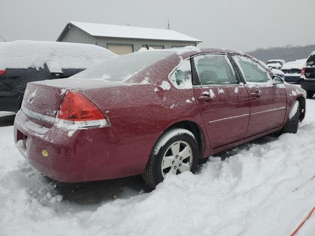 2G1WT58K569418873 - 2006 CHEVROLET IMPALA LT MAROON photo 3