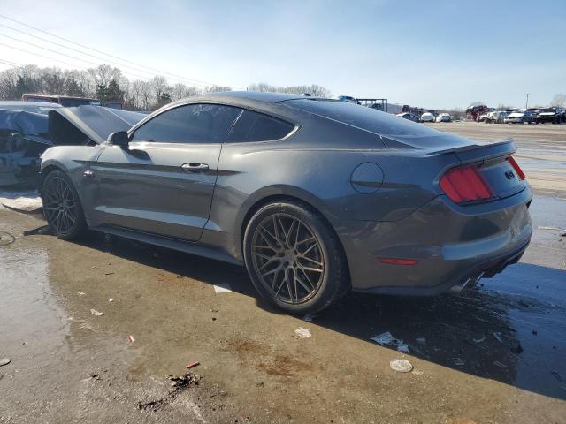 1FA6P8CF8H5257335 - 2017 FORD MUSTANG GT GRAY photo 2