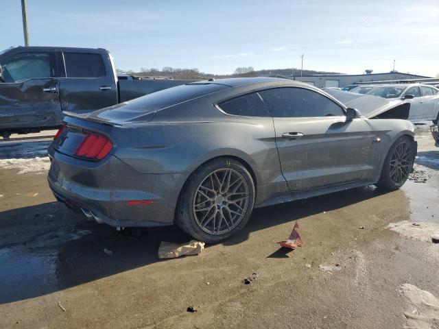 1FA6P8CF8H5257335 - 2017 FORD MUSTANG GT GRAY photo 3