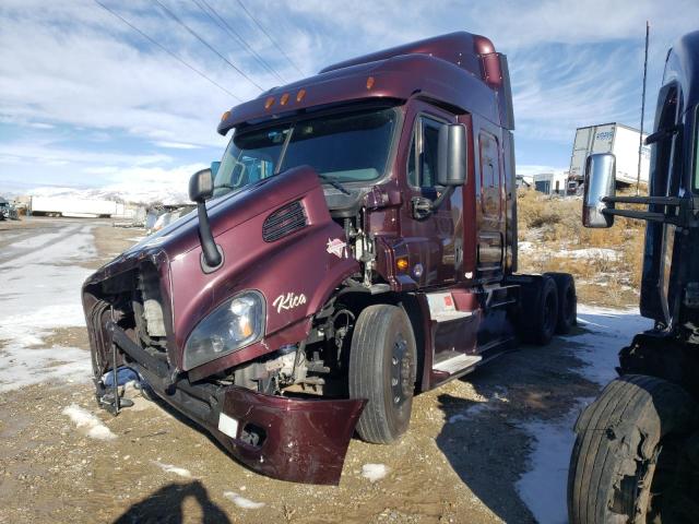 3AKJGHDV4KSKP8922 - 2019 FREIGHTLINER CASCADIA 1 MAROON photo 2