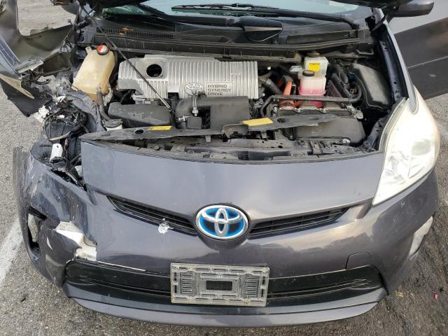 JTDKN3DU9E0375515 - 2014 TOYOTA PRIUS GRAY photo 11