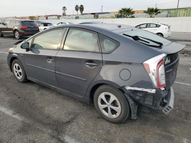 JTDKN3DU9E0375515 - 2014 TOYOTA PRIUS GRAY photo 2