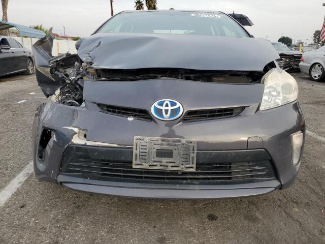 JTDKN3DU9E0375515 - 2014 TOYOTA PRIUS GRAY photo 5