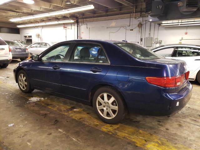 1HGCM665X5A036496 - 2005 HONDA ACCORD EX BLUE photo 2