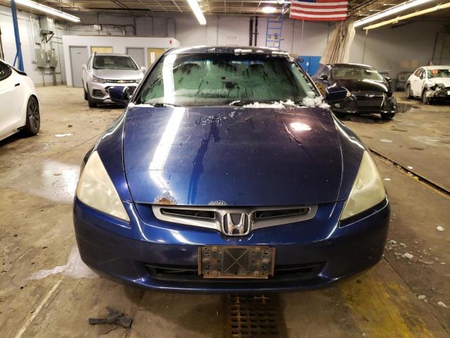 1HGCM665X5A036496 - 2005 HONDA ACCORD EX BLUE photo 5