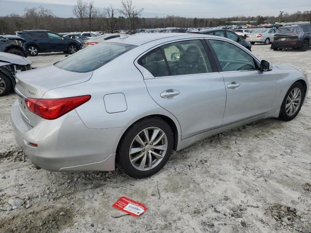 JN1BV7AP3EM690666 - 2014 INFINITI Q50 BASE SILVER photo 3