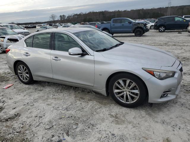 JN1BV7AP3EM690666 - 2014 INFINITI Q50 BASE SILVER photo 4