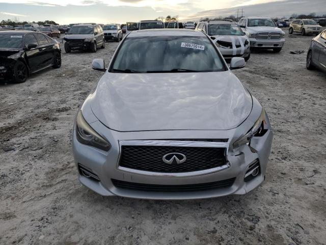 JN1BV7AP3EM690666 - 2014 INFINITI Q50 BASE SILVER photo 5