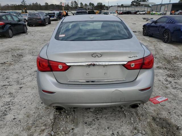 JN1BV7AP3EM690666 - 2014 INFINITI Q50 BASE SILVER photo 6