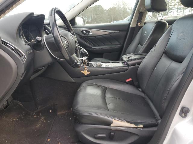 JN1BV7AP3EM690666 - 2014 INFINITI Q50 BASE SILVER photo 7
