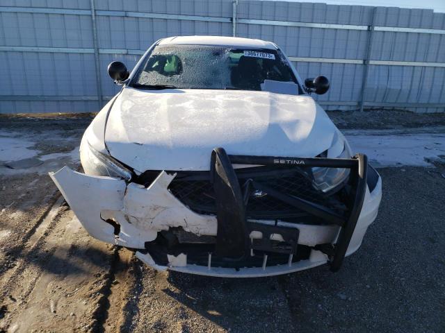 1FAHP2MK3FG178531 - 2015 FORD TAURUS POLICE INTERCEPTOR WHITE photo 5