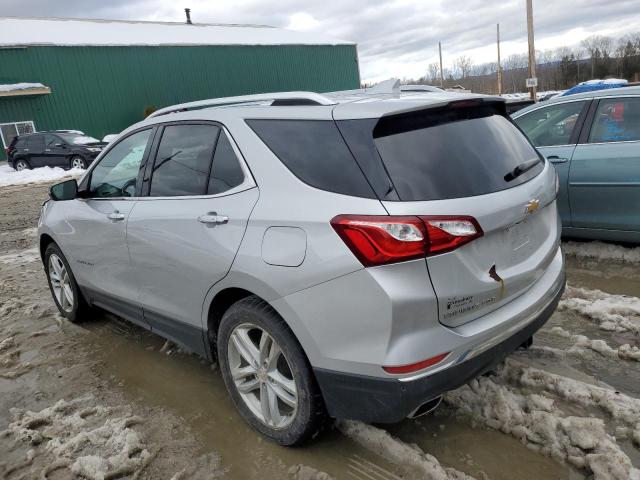 2GNAXYEXXK6258905 - 2019 CHEVROLET EQUINOX PREMIER SILVER photo 2