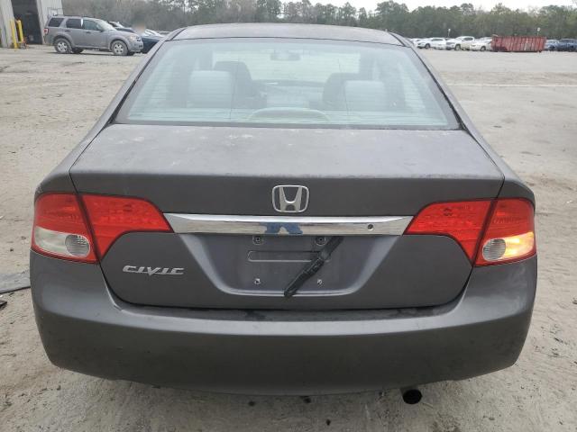 2HGFA16549H531759 - 2009 HONDA CIVIC LX GRAY photo 6