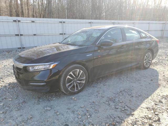 1HGCV3F15JA001674 - 2018 HONDA ACCORD HYBRID BLACK photo 1