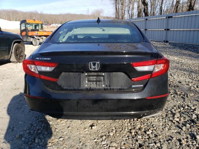 1HGCV3F15JA001674 - 2018 HONDA ACCORD HYBRID BLACK photo 6