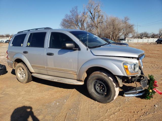 1D4HB58N14F203754 - 2004 DODGE DURANGO LIMITED SILVER photo 4