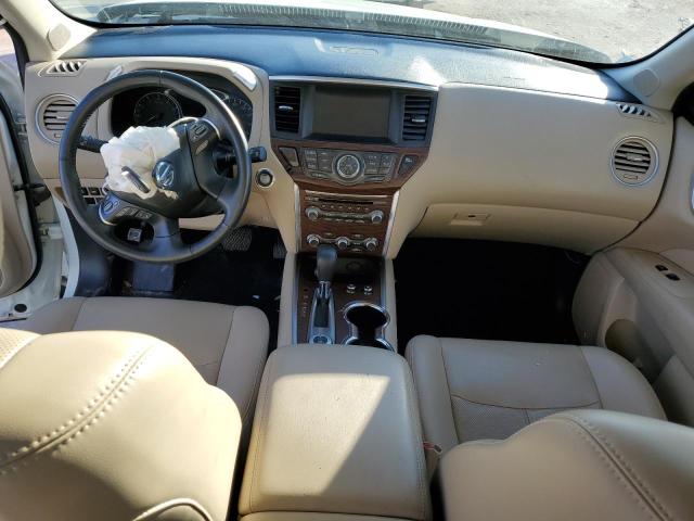 5N1DR2MM0HC637444 - 2017 NISSAN PATHFINDER S WHITE photo 8