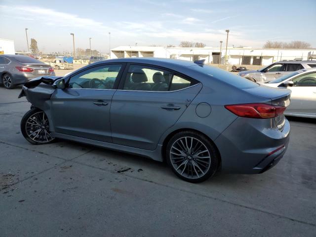 KMHD04LB1JU520753 - 2018 HYUNDAI ELANTRA SPORT GRAY photo 2