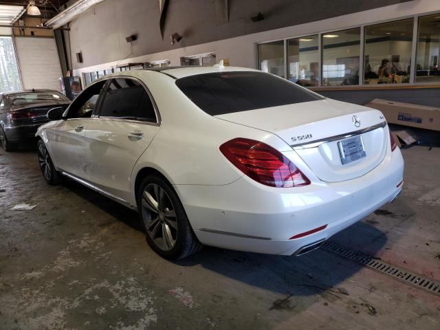 WDDUG8FB7FA079938 - 2015 MERCEDES-BENZ S 550 4MATIC WHITE photo 2