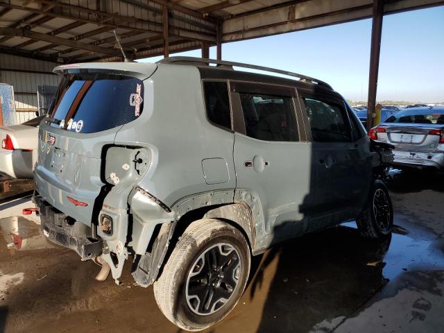 ZACCJBCT3FPB18672 - 2015 JEEP RENEGADE TRAILHAWK GRAY photo 3