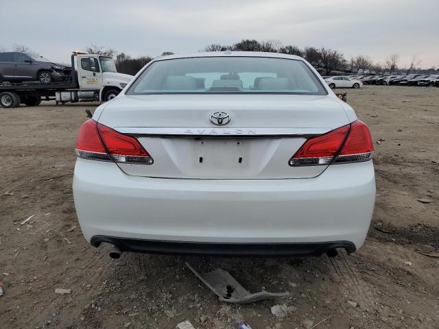 4T1BK3DB4BU378992 - 2011 TOYOTA AVALON BASE WHITE photo 6