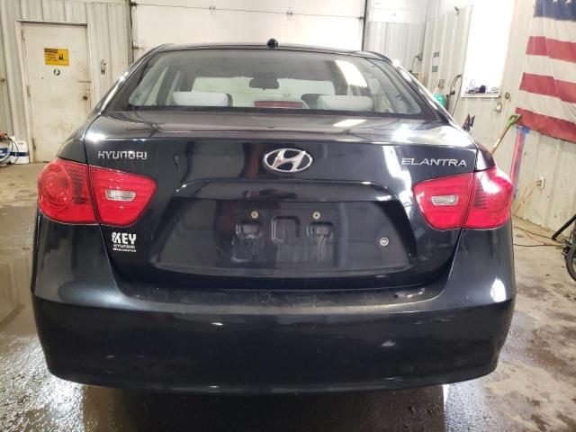 KMHDU46D48U456252 - 2008 HYUNDAI ELANTRA GLS BLACK photo 6