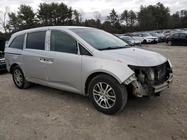 5FNRL5H43BB012389 - 2011 HONDA ODYSSEY EX SILVER photo 4