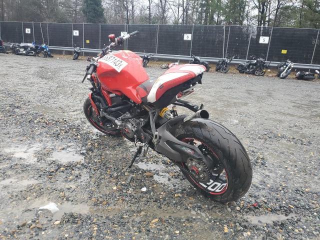 ZDMMACFW9JB025145 - 2018 DUCATI MONSTER 1200 RED photo 3