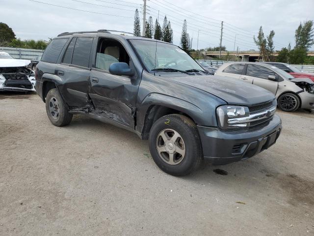 1GNDS13S252190918 - 2005 CHEVROLET TRAILBLAZE LS GRAY photo 4