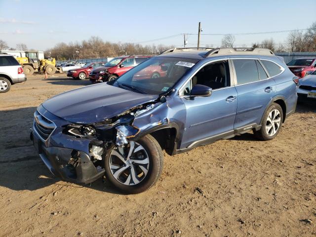 4S4BTANC1N3145378 - 2022 SUBARU OUTBACK LIMITED BLUE photo 1